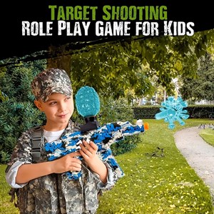 تفنگ اسباب بازی مسلسل شارژی تیر ژله ای مدل Mini AK-47 Gel Blaster_اسباب بازی