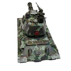 تانک کنترلی شارژی دود زا و تیر پرتاب کن تیر ژله ای مدل Simulated Military Precious Turret with Remote Control_اسباب بازی