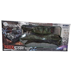 تانک کنترلی شارژی دودزا و تیر پرتاب کن تیر ژله ای مدل Tank Remote Control_اسباب بازی