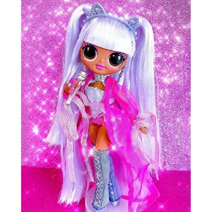 عروسک دخترانه LOL Surprise سری OMG Remix مدل LOL Surprise O.M.G. Remix Kitty K Fashion Doll - 25 Surprises with Music_اسباب بازی