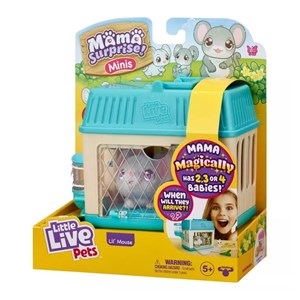 عروسک رباتیک موش موشک ماما سورپرایز Little Live Pets سری Mini مدل Moose - Little Live Pets - Mama Surprise Minis - Lil Mouse_اسباب بازی