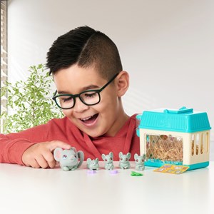 عروسک رباتیک موش موشک ماما سورپرایز Little Live Pets سری Mini مدل Moose - Little Live Pets - Mama Surprise Minis - Lil Mouse_اسباب بازی