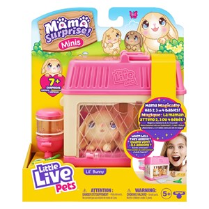 عروسک رباتیک خرگوش ماما سورپرایز Little Live Pets سری Mini مدل Moose - Little Live Pets - Mama Surprise Minis - Lil Bunny_اسباب بازی