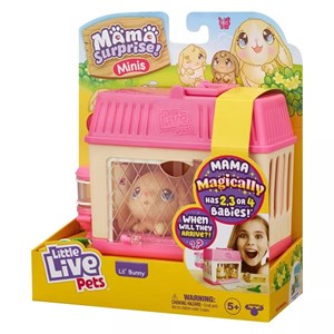 عروسک رباتیک خرگوش ماما سورپرایز Little Live Pets سری Mini مدل Moose - Little Live Pets - Mama Surprise Minis - Lil Bunny_اسباب بازی