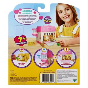عروسک رباتیک خرگوش ماما سورپرایز Little Live Pets سری Mini مدل Moose - Little Live Pets - Mama Surprise Minis - Lil Bunny_اسباب بازی