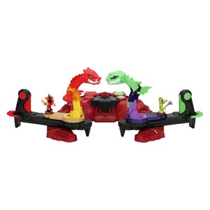 ست مبارزه آکدو Akedo سری Serpent Fury با 2 فیگور مدل Moose - Legends of Akedo - Beast Strike - Serpent Fury Arena_اسباب بازی