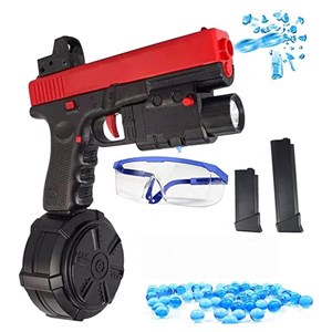 تفنگ اسباب بازی کلت تیر ژله ای سه خشاب شارژی مدل Glock 817 Gel Blaster_اسباب بازی