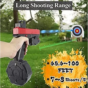 تفنگ اسباب بازی کلت تیر ژله ای سه خشاب شارژی مدل Glock 817 Gel Blaster_اسباب بازی