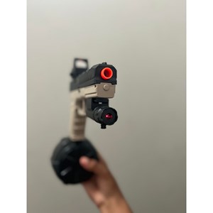 تفنگ اسباب بازی کلت تیر ژله ای سه خشاب شارژی مدل Glock 817 Gel Blaster_اسباب بازی