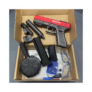 تفنگ اسباب بازی کلت تیر ژله ای سه خشاب شارژی مدل Glock 817 Gel Blaster_اسباب بازی
