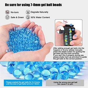 تفنگ اسباب بازی کلت تیر ژله ای سه خشاب شارژی مدل Glock 817 Gel Blaster_اسباب بازی