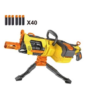 تفنگ اسباب بازی مسلسل رگباری پایه دار تیر فومی Blaster Shots Super Easy Loading Gun_اسباب بازی