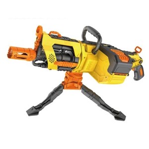 تفنگ اسباب بازی مسلسل رگباری پایه دار تیر فومی Blaster Shots Super Easy Loading Gun_اسباب بازی