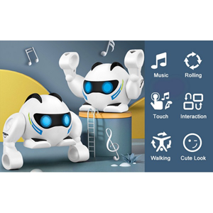 ربات اسباب بازی ملق زن موزیکال مدل غلتکی Rolling Robot_اسباب بازی