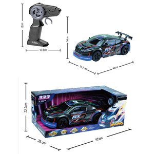 ماشین کنترلی شارژی مسابقه ای مقیاس 1:10 مدل Remote control lighting sport cars-اسباب بازی