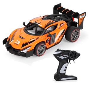 ماشین کنترلی شارژی فلزی دودزا نارنجی مدل speed Racing Drift Stunt Car_اسباب بازی