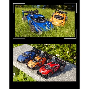 ماشین کنترلی شارژی فلزی دودزا نارنجی مدل speed Racing Drift Stunt Car_اسباب بازی