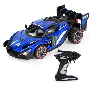 ماشین کنترلی شارژی فلزی دودزا آبی مدل speed Racing Drift Stunt Car_اسباب بازی