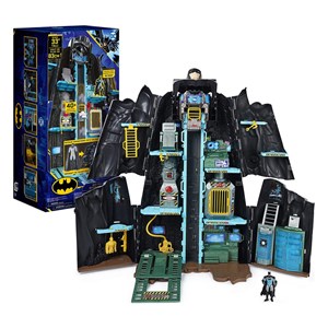 اکشن فیگور غار مخفی 2 در 1 بتمن مدل Spin Master - DC Comics - Bat Tech Batcave, Giant Transforming Playset with Exclusive Batman Figure and Accessories_اسباب بازی
