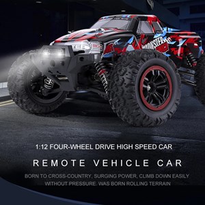 ماشین کنترلی شارژی aj22 با 46 کیلومتر سرعت مدل AJ22 1:12 RC Car 2.4G Full-Scale 4WD Off-Road High Speed Vehicle Monster Truck Remote Control_اسباب بازی
