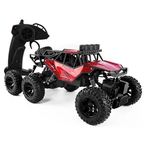 ماشین کنترلی شارژی شش چرخ مقیاس 1:16 مدل Six-wheel Off-Road 2.4GHz Rock Crawler-اسباب بازی