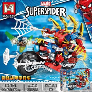  لگو مارول موتور مرد عنکبوتی 553 قطعه مدل MG1231 Superspider_اسباب بازی