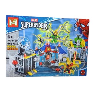لگو مارول خانه مرد عنکبوتی 468 قطعه مدل MG1128 Superspider_اسباب بازی