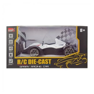 ماشین کنترلی مسابقه دودزا سفید مقیاس 1:12 مدل RC Die-Cast Spray Racing Car MZ2034_اسباب بازی