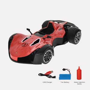 ماشین کنترلی مسابقه دودزا قرمز مقیاس 1:12 مدل RC Die-Cast Spray Racing Car MZ2034_اسباب بازی
