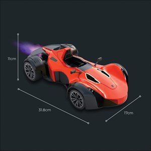 ماشین کنترلی مسابقه دودزا قرمز مقیاس 1:12 مدل RC Die-Cast Spray Racing Car MZ2034_اسباب بازی