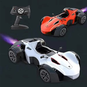 ماشین کنترلی مسابقه دودزا قرمز مقیاس 1:12 مدل RC Die-Cast Spray Racing Car MZ2034_اسباب بازی