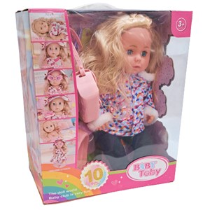 عروسک دخترانه جدید بیبی توبی 10 کاره مدل baby toby baby 10 fumctions_اسباب بازی