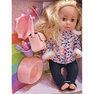 عروسک دخترانه جدید بیبی توبی 10 کاره مدل baby toby baby 10 fumctions_اسباب بازی