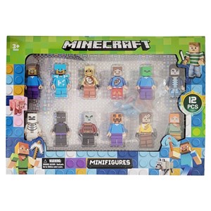 اکشن فیگور لگو مدل ماینکرافت مجموعه 12 عددی MINECRAFT_اسباب بازی