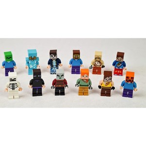 اکشن فیگور لگو مدل ماینکرافت مجموعه 12 عددی MINECRAFT_اسباب بازی