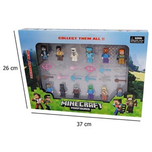 اکشن فیگور لگو ماینکرافت مجموعه 12 عددی MINECRAFT_اسباب بازی