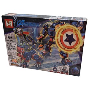 لگو مارول کاپیتان آمریکا و ثور 343 قطعه مدل MG818D Captain America and Thor lego marvel_اسباب بازی