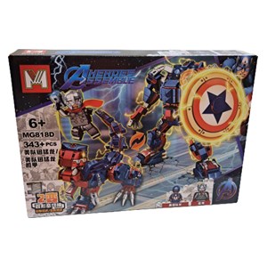 لگو مارول کاپیتان آمریکا و ثور 343 قطعه مدل MG818D Captain America and Thor lego marvel_اسباب بازی