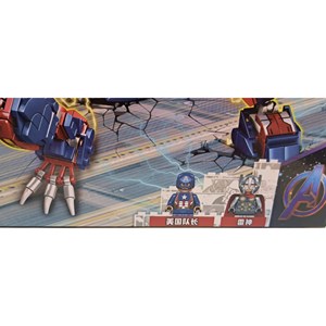 لگو مارول کاپیتان آمریکا و ثور 343 قطعه مدل MG818D Captain America and Thor lego marvel_اسباب بازی