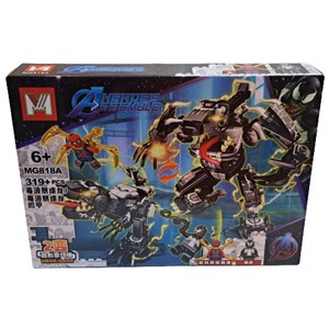 لگو مارول مرد عنکبوتی و ونوم 319 قطعه مدل MG818A Spider Man and Venom lego marvel_اسباب بازی