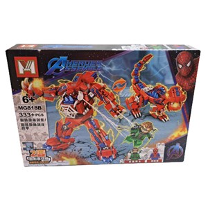 لگو مارول مرد عنکبوتی و دکتر اختاپوس 333 قطعه مدل MG818B Spider Man and Doctor Octopus lego marvel_اسباب بازی
