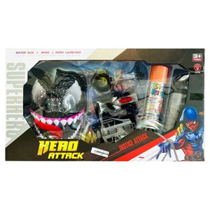 ست ماسک، دستکش و تار پرتاب کن ونوم_مرد عنکبوتی سیاه_اسباب بازی