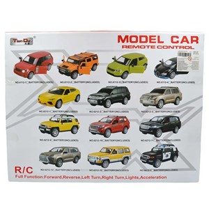 ماشین کنترلی فرمانی زرد مقیاس 1:12 remote control car_اسباب بازی