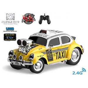 ماشین کنترلی موزیکال طرح تاکسی زرد مدل Radio-controlled taxi toy car_اسباب بازی