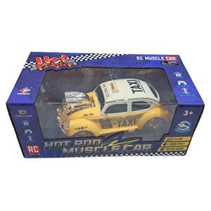 ماشین کنترلی موزیکال طرح تاکسی زرد مدل Radio-controlled taxi toy car_اسباب بازی