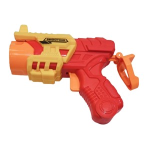 ست اسباب بازی تفنگ، فیگور و ماسک چراغدار و موزیکال مرد آهنی_اسباب بازی