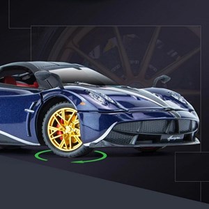 اسباب بازی ماشین فلزی پاگانی هوایرا آبی مقیاس 1:24 Pagani Huayra_اسباب بازی
