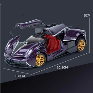 اسباب بازی ماشین فلزی پاگانی هوایرا آبی مقیاس 1:24 Pagani Huayra_اسباب بازی