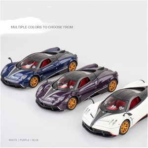 اسباب بازی ماشین فلزی پاگانی هوایرا آبی مقیاس 1:24 Pagani Huayra_اسباب بازی