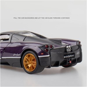 اسباب بازی ماشین فلزی پاگانی هوایرا بنفش مقیاس 1:24 Pagani Huayra_اسباب بازی